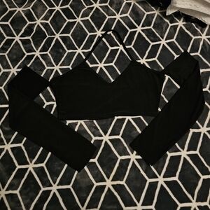 SHEIN Black Crop Top